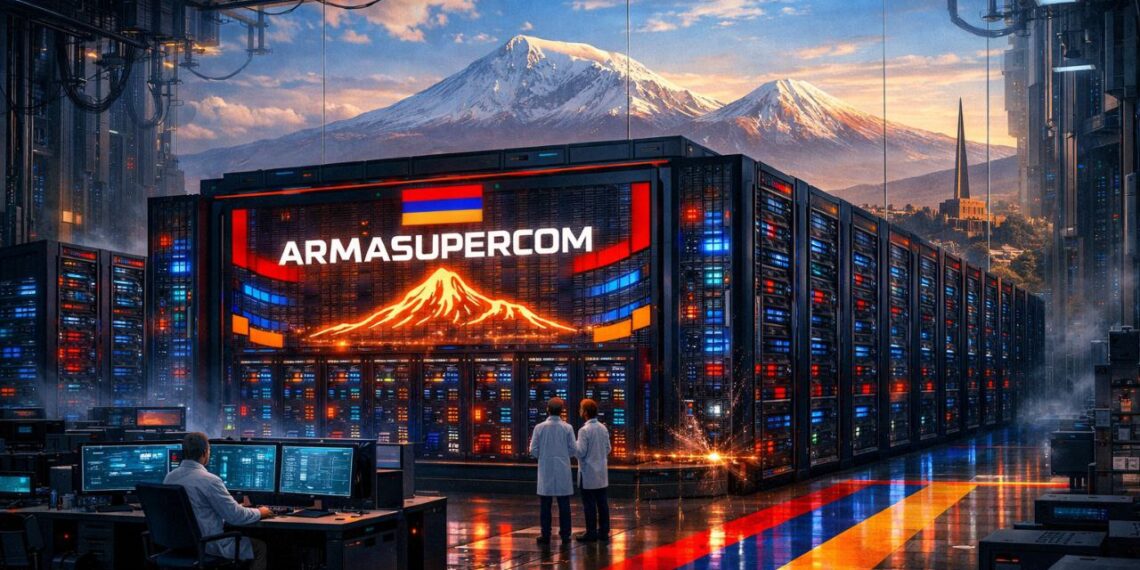 Художественный образ дата-центра в Армении