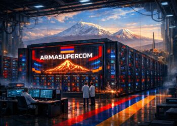 Художественный образ дата-центра в Армении