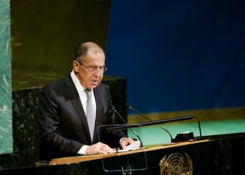 Сергей Лавров выступает на ГА ООН. 2017 год. Фото: Reuters