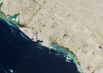 Янбу, Саудовская Аравия. Фото: Copernicus / ESA