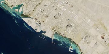 Янбу, Саудовская Аравия. Фото: Copernicus / ESA