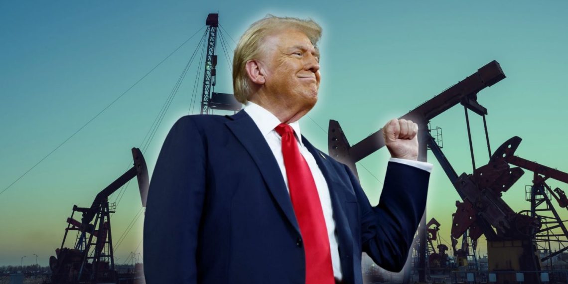 Дональд Трамп и нефть. Фото: cbtnews.com