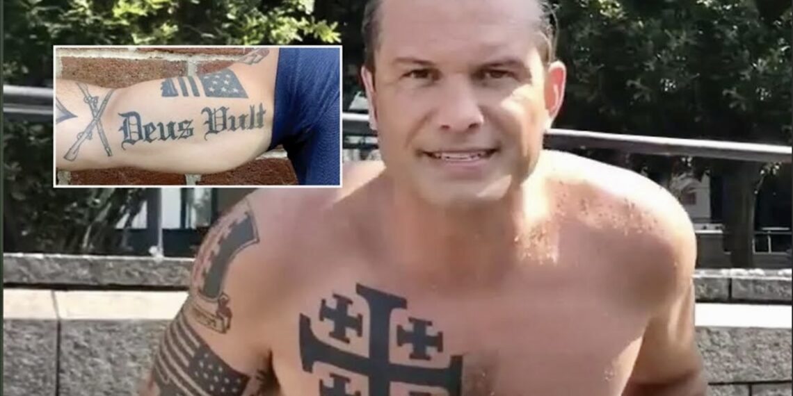Пит Хегсет и его татуировки