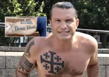 Пит Хегсет и его татуировки