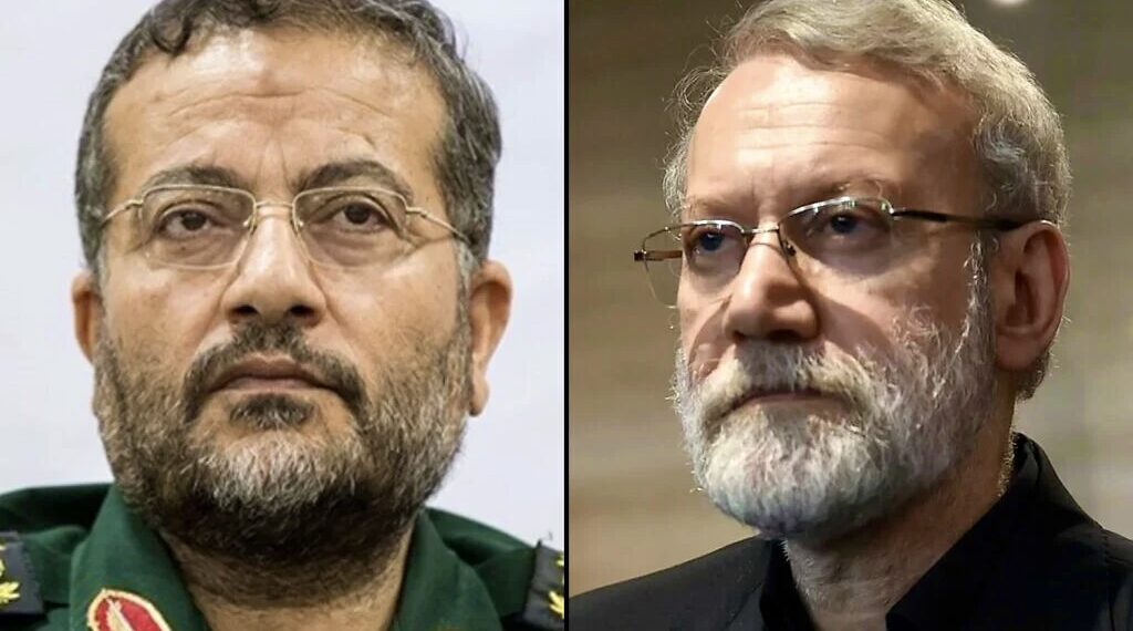 Голамреза Сулеймани и Али Лариджани