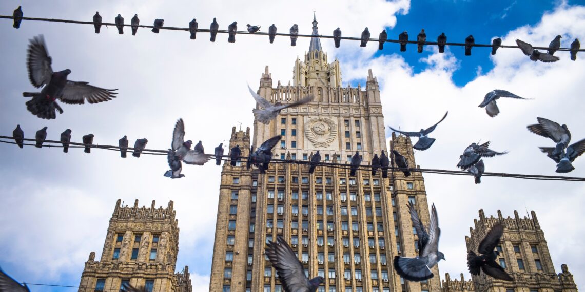 Центральное здание МИД РФ на Смоленской площади. Фото: AP