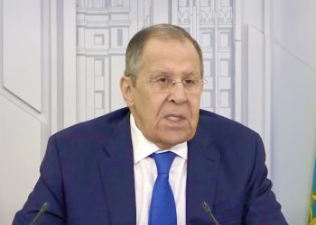 Сергей Лавров. Фото: фрагмент из интервью французскому телевидению