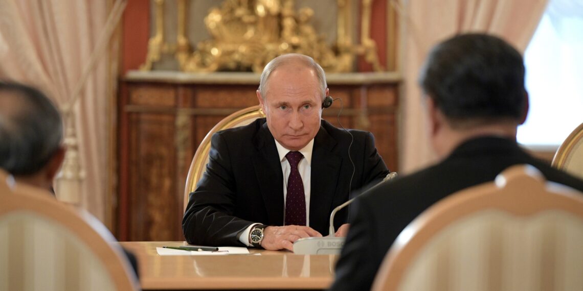 Владимир Путин. Российско-китайские переговоры на высшем уровне. Фото: пресс-служба Кремля