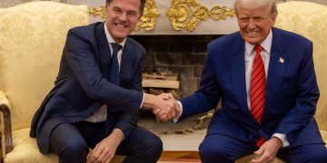 Марк Рютте и Дональд Трамп. Фото: пресс-служба НАТО