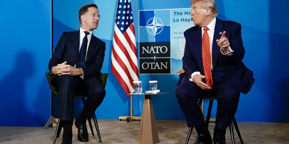 Дональд Трамп и Марк Рютте. Фото: New York Times