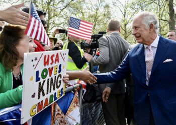 Король Карл III в США. Фото: AP