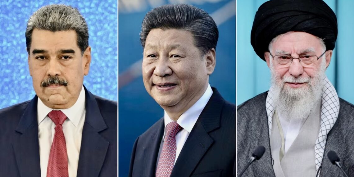 Николас Мадуро, Си Цзиньпин и Али Хаменеи