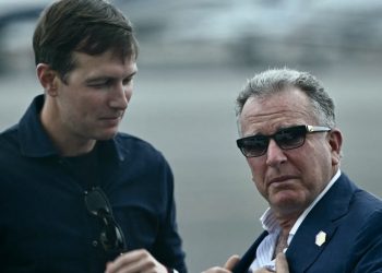 Стив Уиткофф и Джаред Кушнер. Фото: AFP