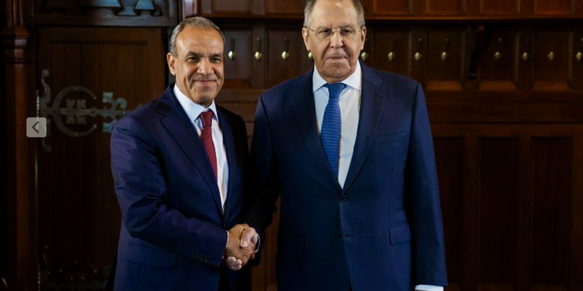 Сергей Лавров и Бадр Абдельати. Фото: пресс-служба МИД РФ