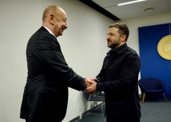 Ильхам Алиев и Владимир Зеленский. Фото: пресс-служба главаря бакинского режима