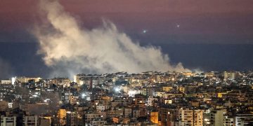 Удар по Бейруту. 2 марта 2026 года. Фото: AFP