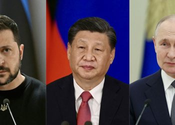 Владимир Путин, Си Цзиньпин и Владимир Зеленский