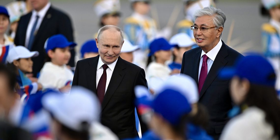Владимир Путин и Касым-Жомарт Токаев. Фото: пресс-служба Кремля