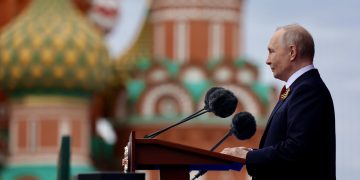 Владимир Путин на Параде Победы, 9 мая 2026 года. Фото: пресс-служба Кремля.