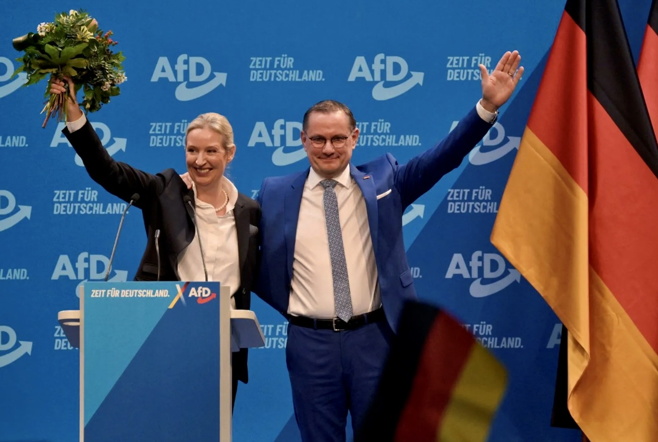 В Эрфурте прошёл съезд AfD, переизбравший Вайдель и Хрупаллу