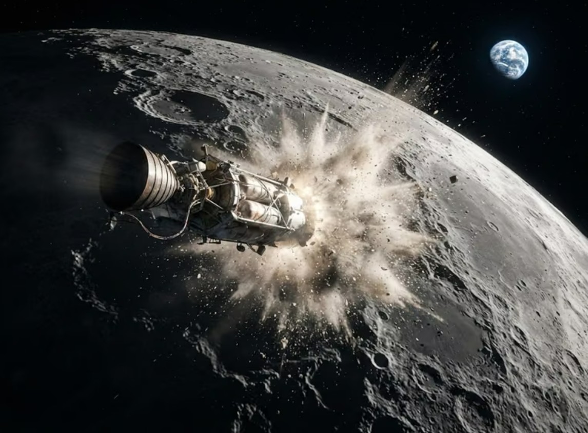 Четырёхтонная ракета SpaceX врежется в Луну: астрономы готовятся к эксперименту